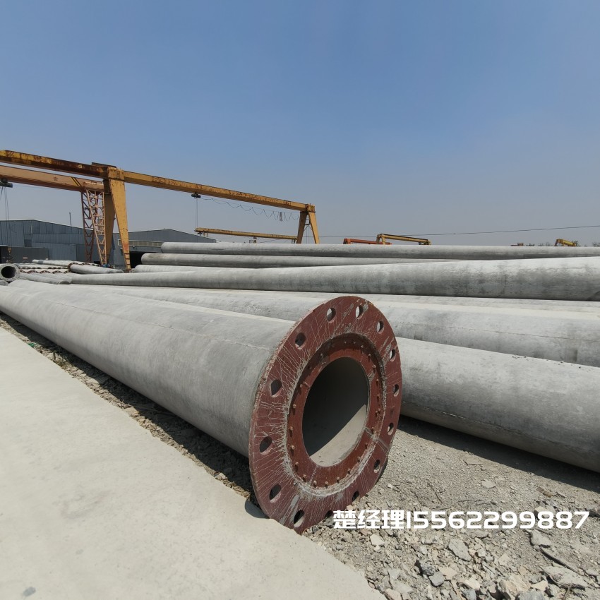 运粮湖管理区12米无拉线电杆